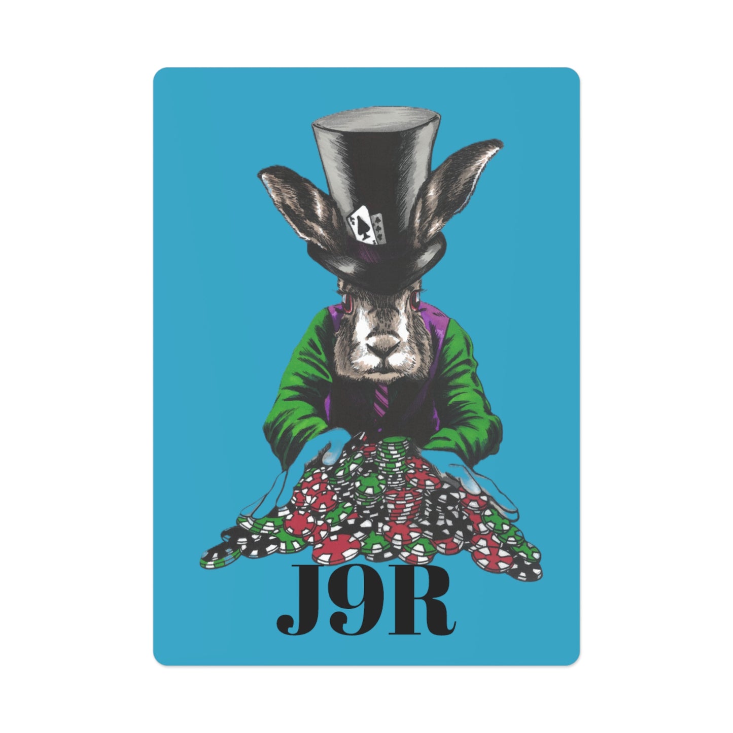 Poker Cards Blue